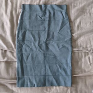 Turquoise Bandage Skirt